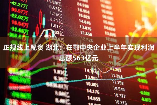 正规线上配资 湖北：在鄂中央企业上半年实现利润总额563亿元